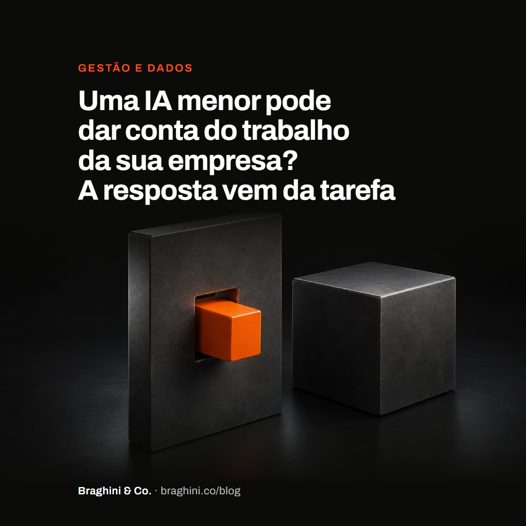 Uma IA menor pode dar conta do trabalho da sua empresa? A resposta vem da tarefa