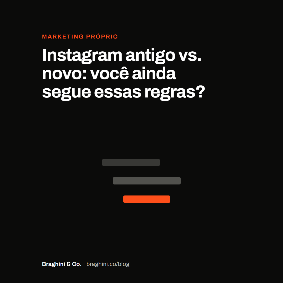 Instagram antigo vs. novo: você ainda segue essas regras?