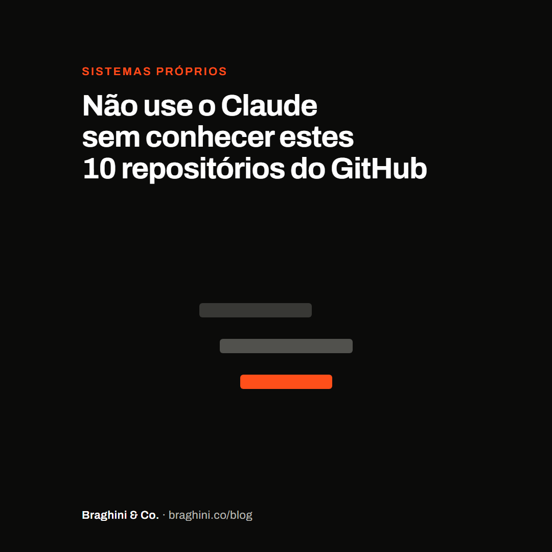 Não use o Claude sem conhecer estes 10 repositórios do GitHub