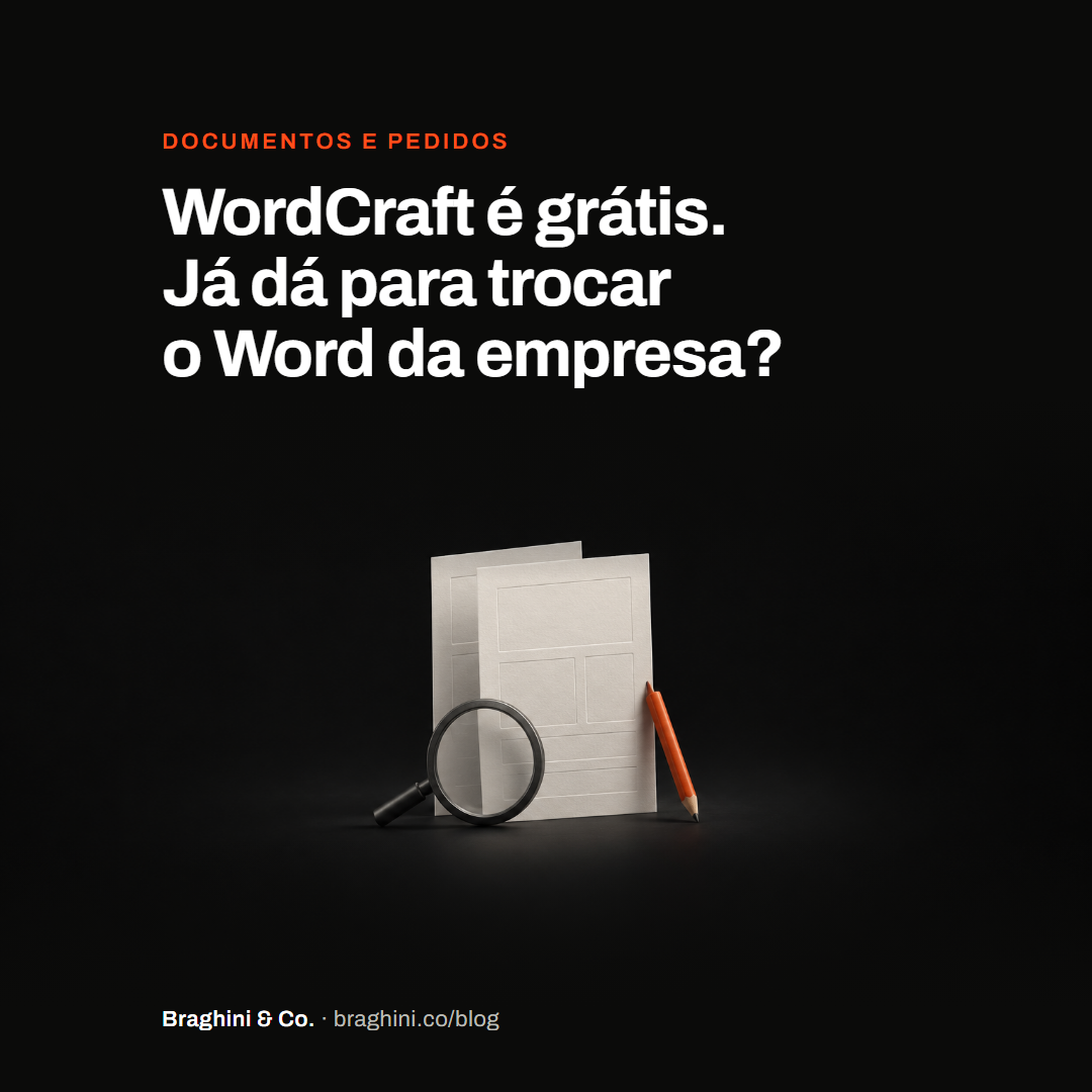 WordCraft é grátis. Já dá para trocar o Word da empresa?
